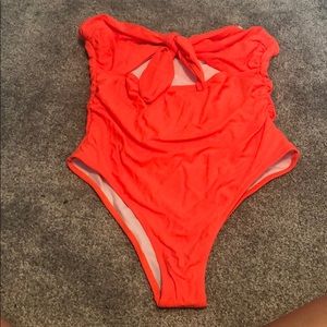 Neon one piece swimsuit